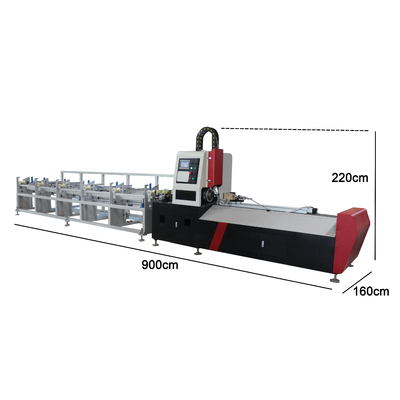 High Speed Industrial Laser Solutions 150m/min Automatic Feeding Metal Round Pipe
