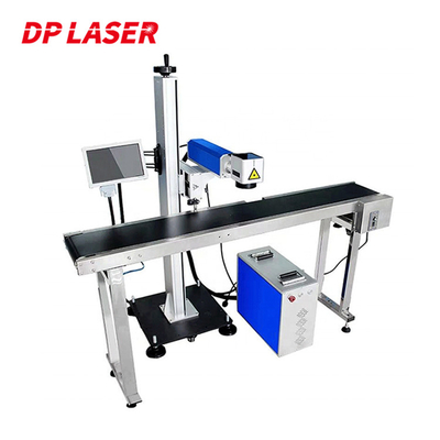 30W 50W 100W Flying Online Fiber Laser Marking Machine PVC PP PPR PE Pipe Water Bottle