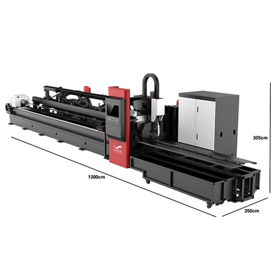 6040 Metal Fiber Tube Laser Cutting Machine 100m/min Automatic Loading And Unloading Type