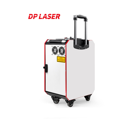 Suitcase Portable Laser Rust Removal Metal Rust Oxide Painting Coating Graffiti Handheld Fiber Laser Cleaning Machine