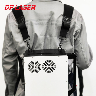 Backpack Pulse Mini Portable Fiber Laser Cleaning 50W 100W Raycus Laser Source Rust Removal