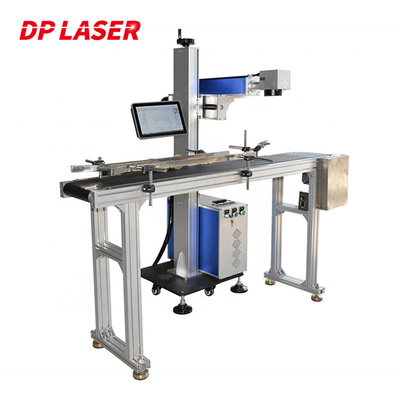 30W 50W 100W Flying Online Fiber Laser Marking Machine PVC PP PPR PE Pipe Water Bottle